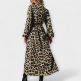 Natalie - Maxikleid mit Leopardenmuster