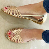 Eleonora | Goldene Sommer-Sandalen