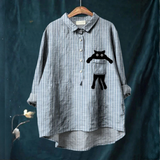 Milo | Niedliches Katzen Pocket Shirt