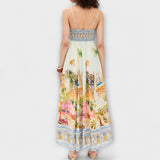 Lumen - Buntes Maxikleid mit Print