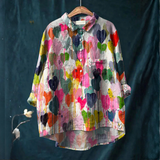 Valentina | Buntes Herzprint Shirt