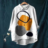 Sienna | Geometrisches Abstract Print Shirt