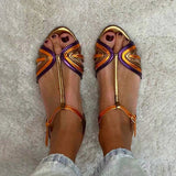 Viviana | Sandalen in mediterranen Farben