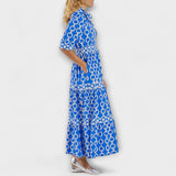Juliette - Midi-Kleid mit Kettenmuster