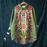 Nina | Tropisches Pfauen Shirt