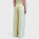 Anastasia - Ensemble pantalon rayé vert clair