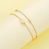 Ensemble Collier et Bracelet Minimaliste Élégant