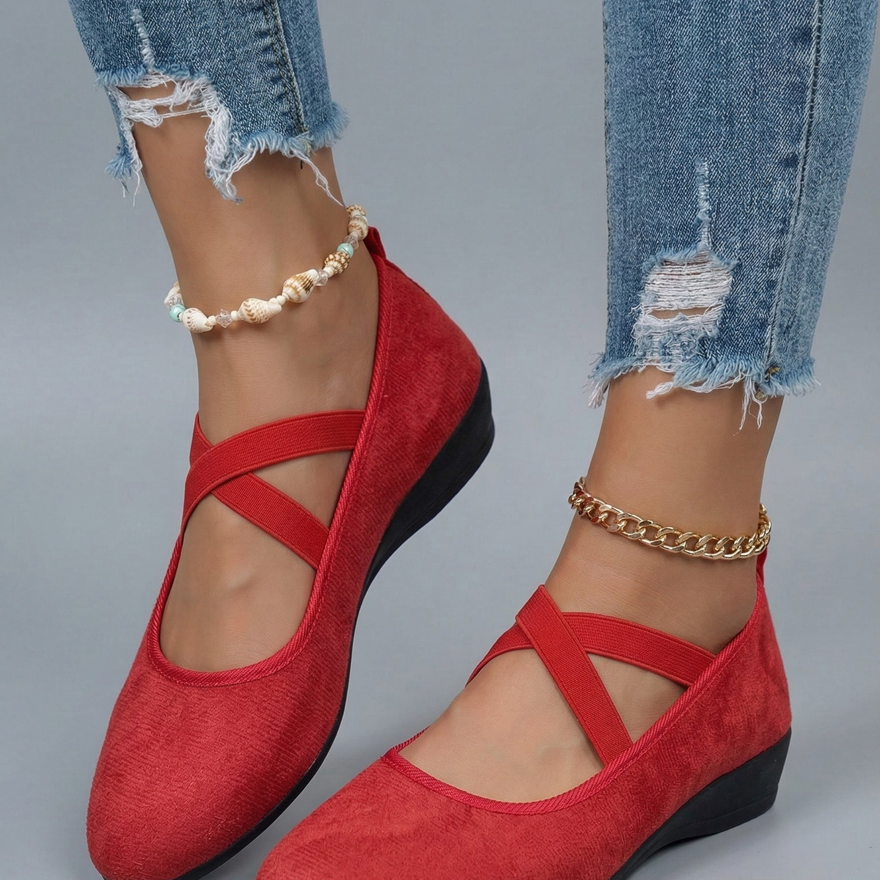 Madeleine | Chaussures Compensées Fermées et Confortables