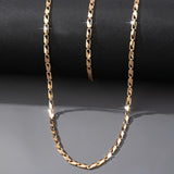 Ensemble Collier et Bracelet en Or 18K Élégant