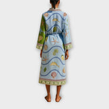 Jule - Bedrucktes Twill-Hemdkleid mit Gürtel