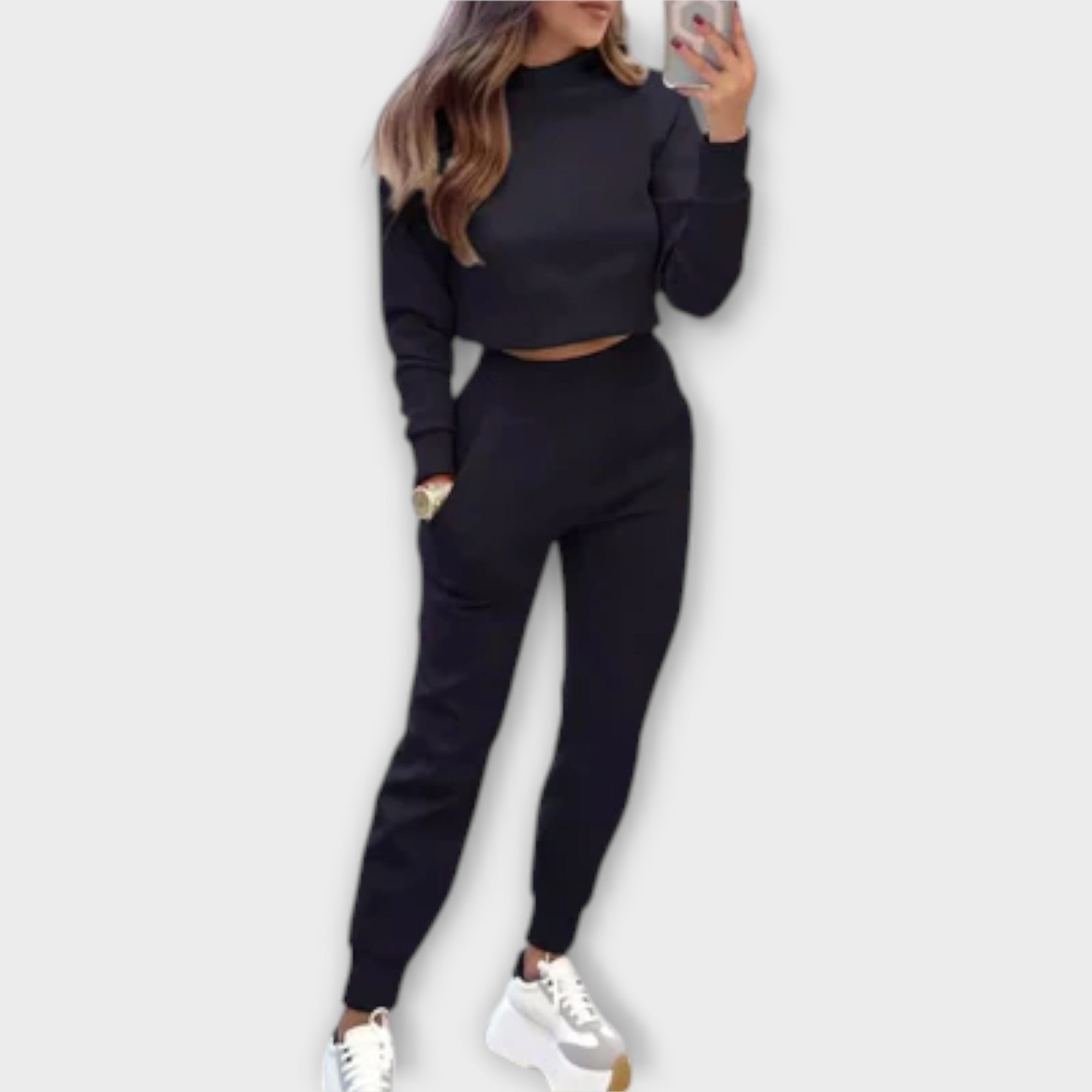 Brooklyn - Jogging décontracté crème