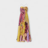 Kiara - Buntes Maxikleid mit Ikat-Druck