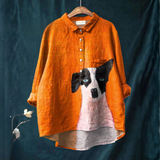 Logan | Künstlerisches Hundeprint-Shirt