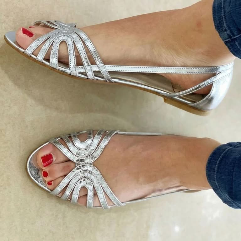 Eleonora | Goldene Sommer-Sandalen