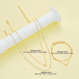 Ensemble Collier et Bracelet Minimaliste Élégant