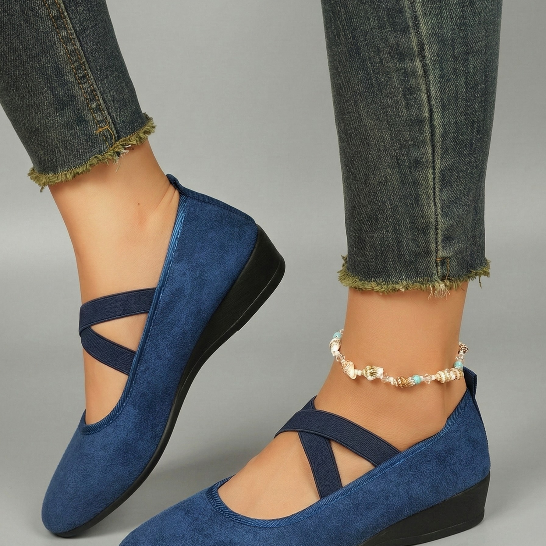 Madeleine | Chaussures Compensées Fermées et Confortables