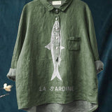 Lily | Sardine Grafik Shirt
