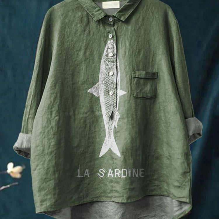 Lily | Sardine Grafik Shirt