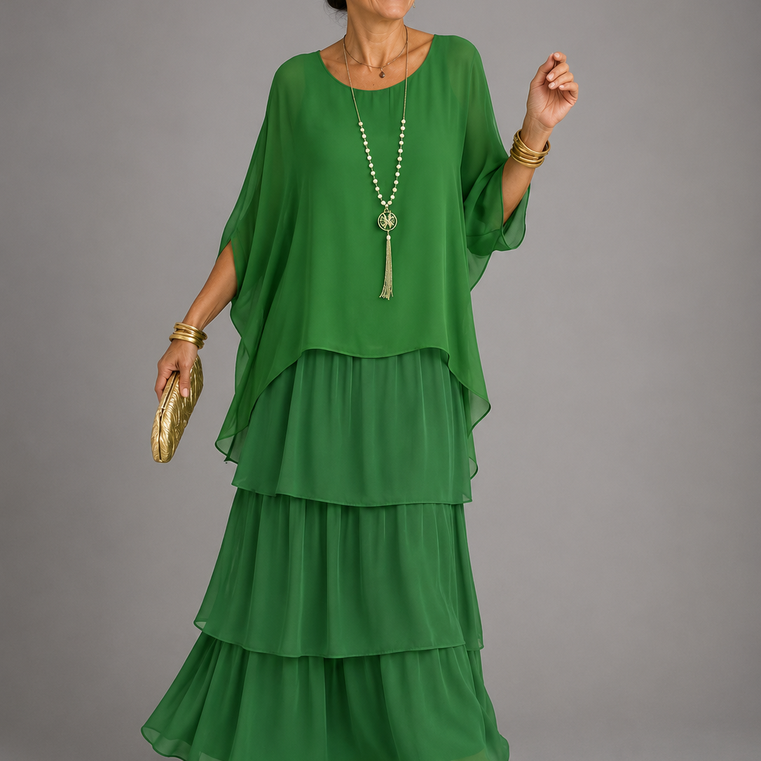 Garance | Robe Maxi Fluide et Élégante