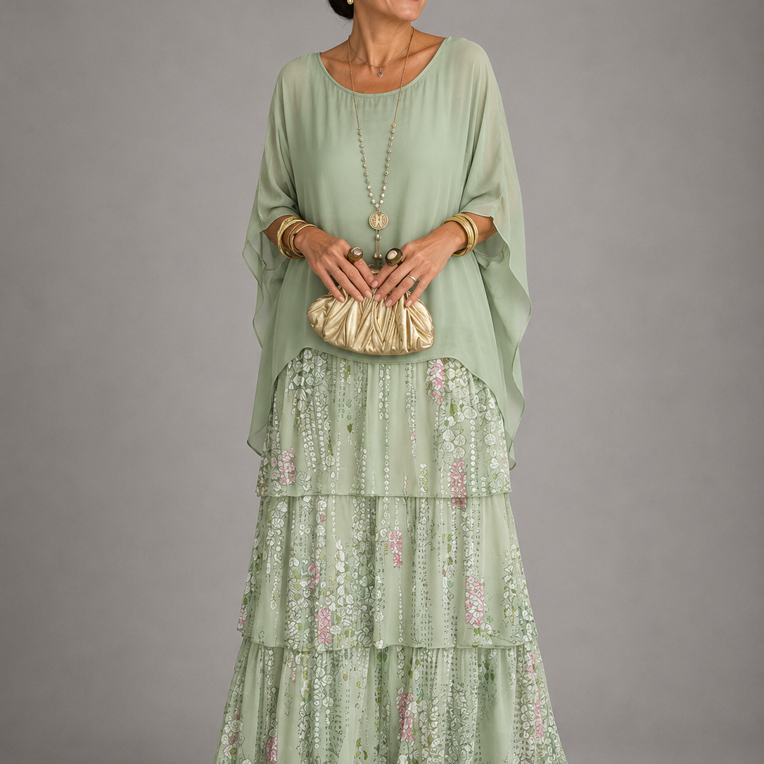 Garance | Robe Maxi Fluide et Élégante