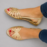 Eleonora | Goldene Sommer-Sandalen