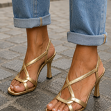 Elisabetta | Goldene Sommer-Sandalen für einen Hauch von Zauber