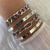 Bracelet Élan Mercer en Or Blanc