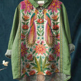 Lina | Lebhaft Blumenbesticktes Shirt