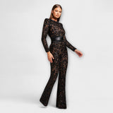 Theresia - Weisser Spitzen-Jumpsuit mit Korsett