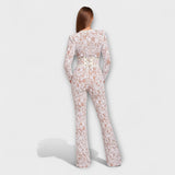 Theresia - Weisser Spitzen-Jumpsuit mit Korsett