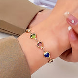 Bracelet unique en forme de cœur