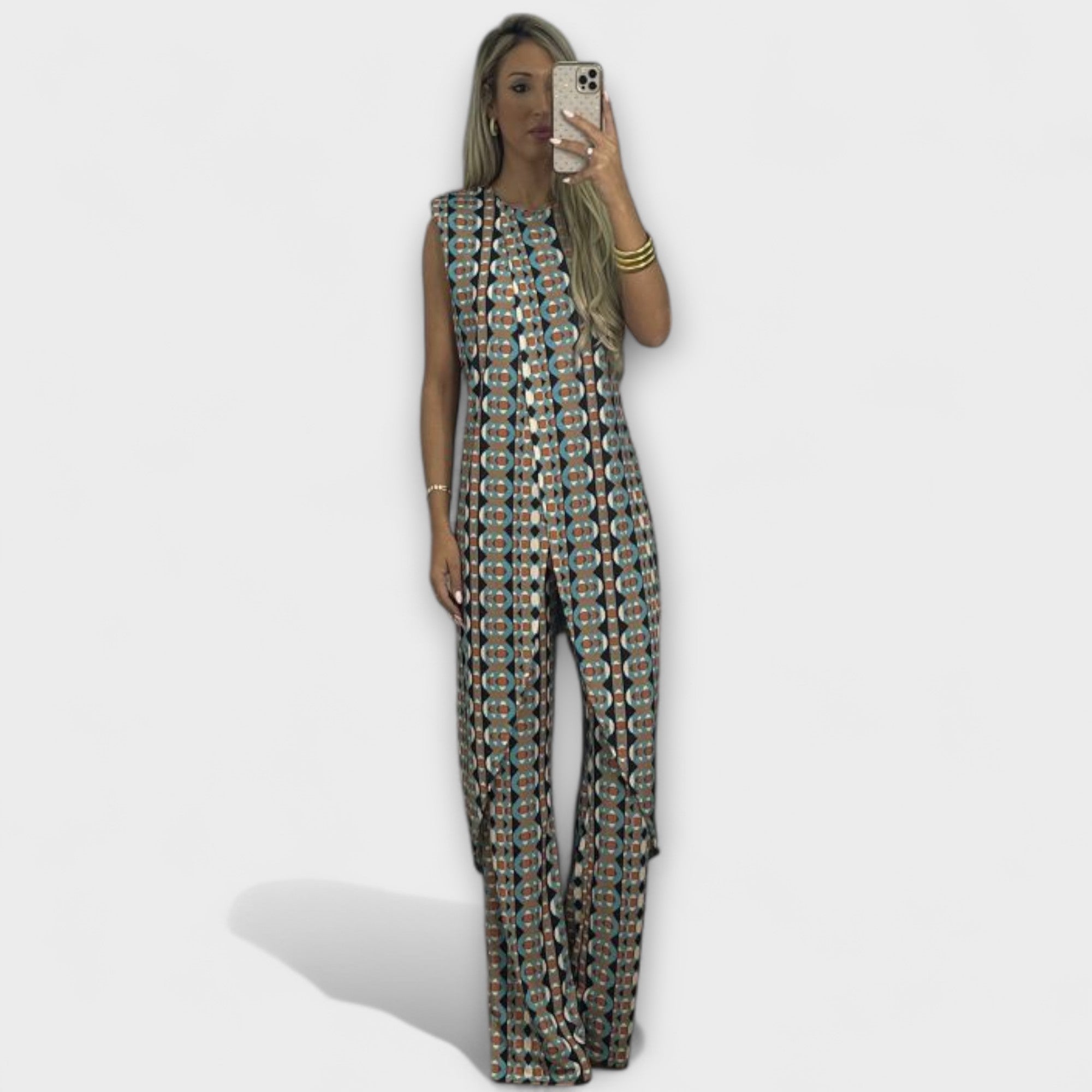 Coordinato Fally - Combinaison rouille fendue