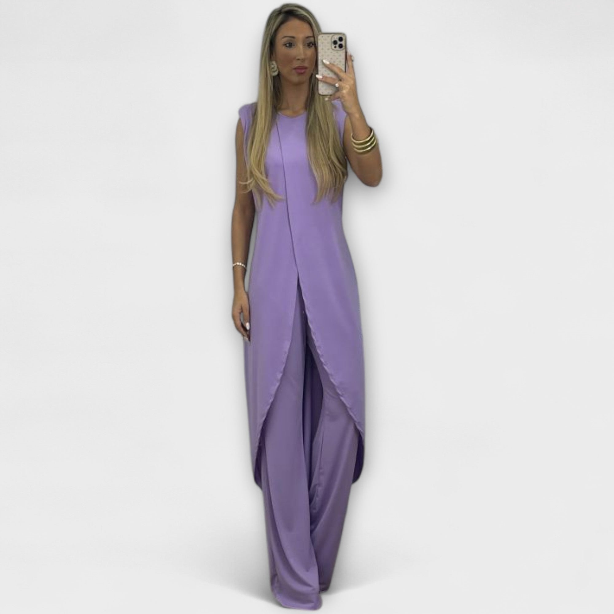 Coordinato Fally - Combinaison rouille fendue