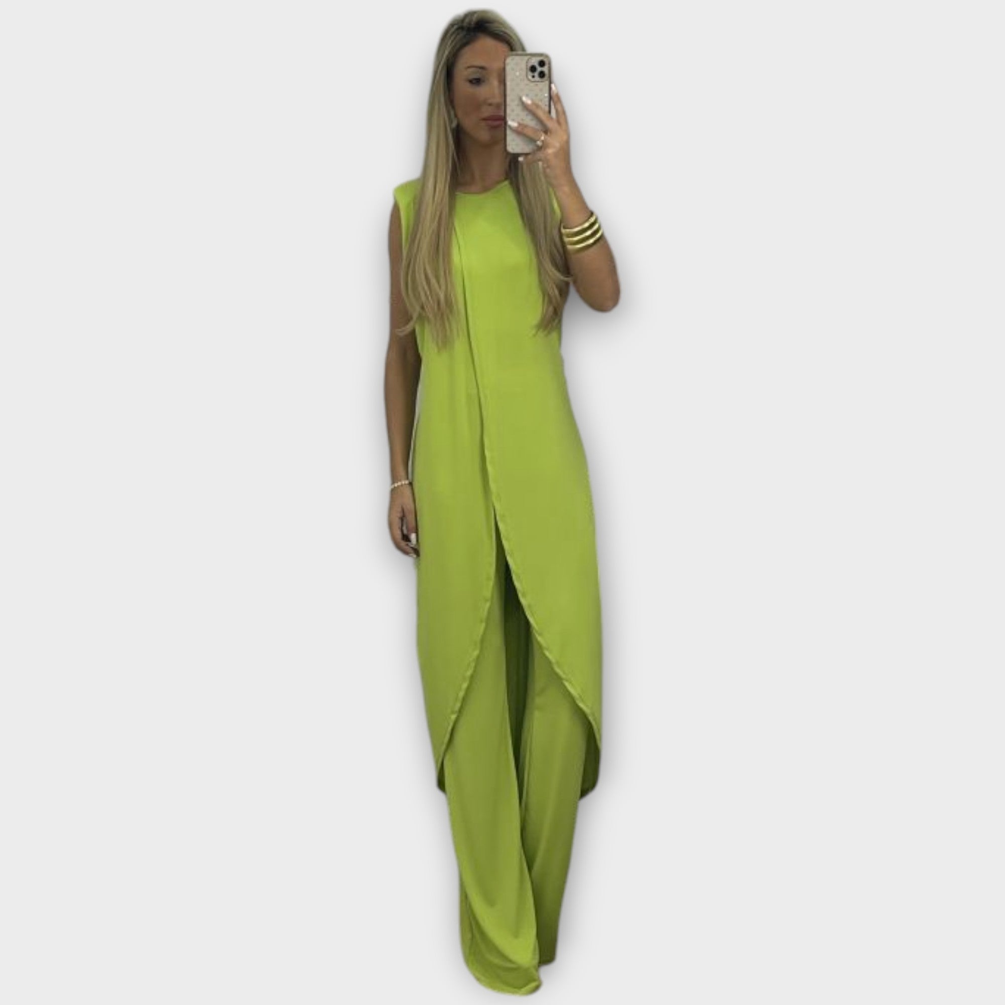 Coordinato Fally - Combinaison rouille fendue