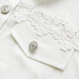 Sunnelace™ | Veste à Empiècements Dentelle
