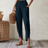 Essari - Pantalon à Ourlet Fendu